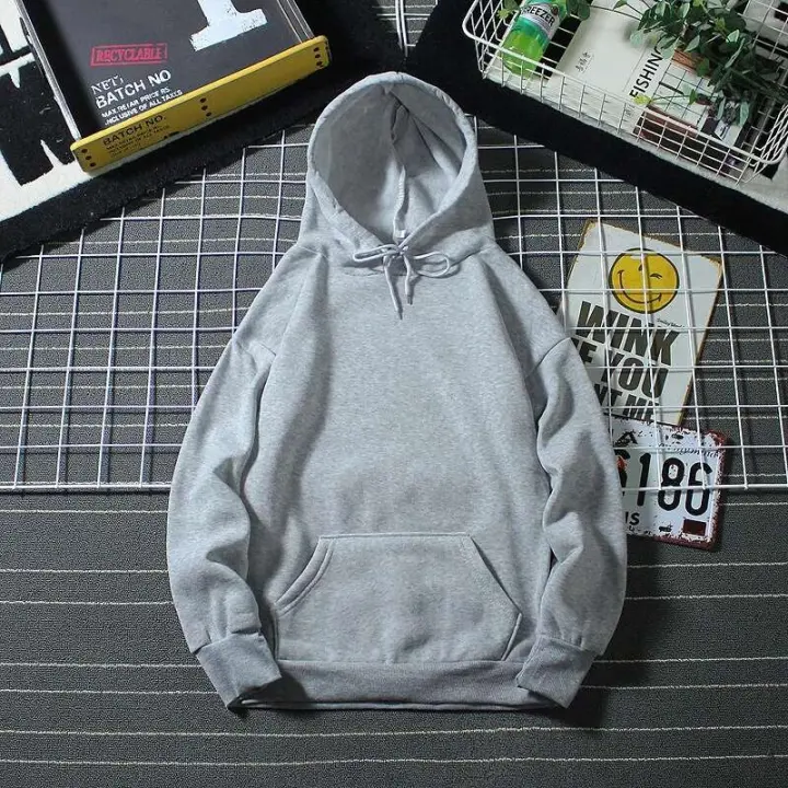2023 Primavera Otoño Hombres y Mujeres Casual Sudadera con Capucha Color Puro Deportes Sudadera con Capucha Sudadera Top - 1