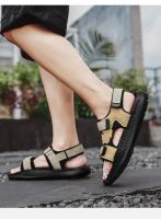 Sandalias de verano para hombre, zapatos informales, zapatillas para exteriores, chanclas para caminar en la playa, comodidad, diseñador de lujo, cuero ligero de moda - details 4