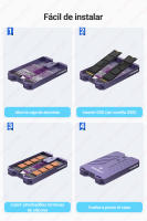 JEYI Caja de Almacenamiento SSD de Doble Protocolo con Chip JMS581 USB 3.1 Gen2 10G - details 13