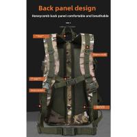 Mochila táctica para hombre, mochila Oxford multifuncional impermeable, mochila de camuflaje para acampar al aire libre, mochila de senderismo juvenil - details 8