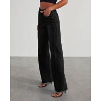 Pantalones vaqueros de cintura alta para mujer moda coreana Haruku Cowboy calidad R pantalones - details 11
