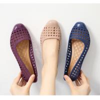 2025 sandalias de las mujeres de desgaste exterior bolsa hueca cabeza gelatina tacón grueso versátil moda antideslizante solo zapatos cómodos tendencia sandalias - details 6