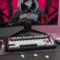 Yuki Aim 5 lados sublimación de tinte PBT diseño japonés Anime Keycaps perfil para teclado Cherry MX Switch - details 1