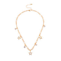 Collar de mujer de moda con estrella de cinco puntas, temperamento de personalidad - details 6