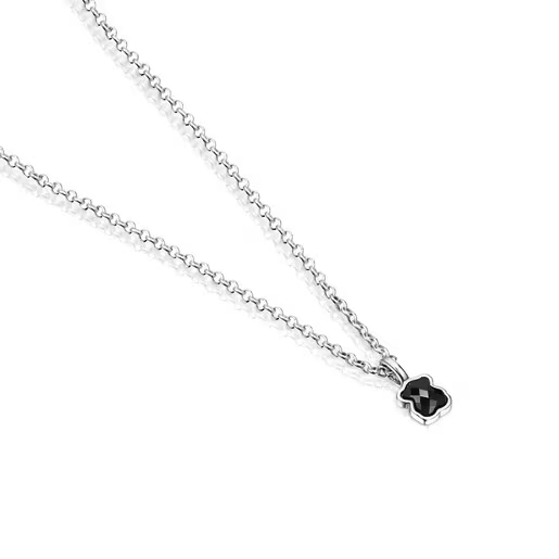 Mini Collar de Ónix de Plata 925s Joyería de Metal Hecho en China
