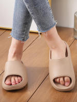 Crestar-Zapatillas de fondo grueso para hombre y mujer, sandalias antideslizantes para el baño y la playa, a la moda, novedad de verano - details 6