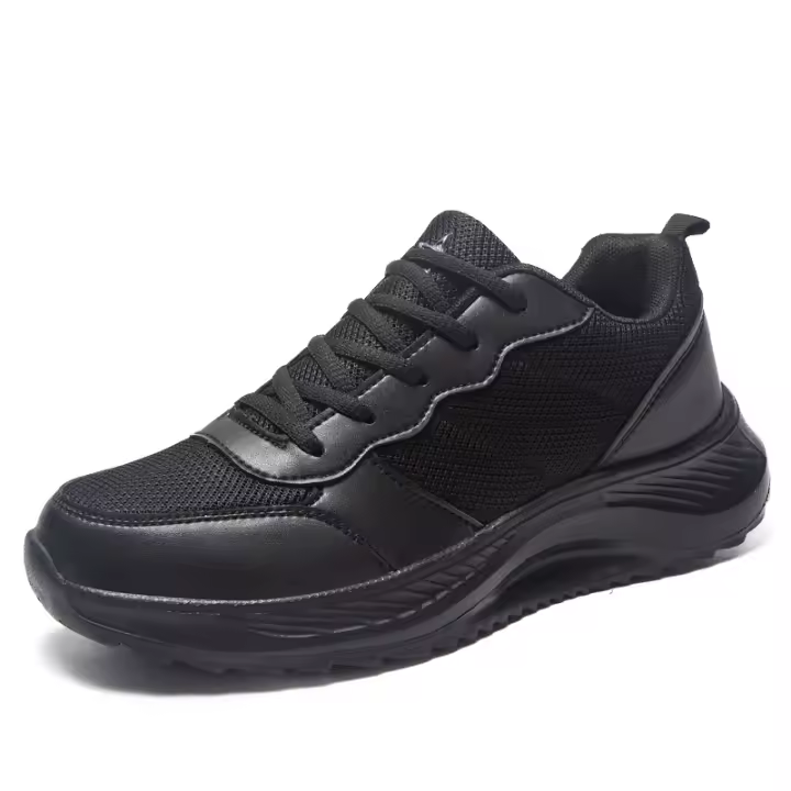 Zapatos deportivos planos para hombres zapatos de trabajo de suela suave para mantener caliente - 1