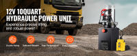 SucceBuy Bomba hidráulica, bomba de remolque de descarga, 0,91 GPM, presión máxima de 3200 PSI, unidad de alimentación DC 12 V para elevación de automóviles - details 0