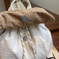Mochila con cordón de Color sólido para regalo, bolso escolar de nailon de secado rápido para estudiantes, bolso de hombro de gran capacidad de estilo coreano para exteriores - details 1