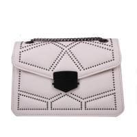 Bolso de hombro retro con cadena y ence para mujer, bufanda de cuero de PU de moda con solapa, bolso de diseñador - details 21