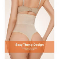 Cinturón adelgazante para adelgazar para mujer Cintura alta y Abdomen Cinturón de recuperación posparto Invisible sin costuras - details 8