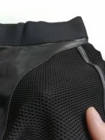 cortos, ropa deportiva de malla transparente para mujer, ropa de Yoga, sujetador deportivo, pantalones cortos de ciclismo, traje para Fitness negro 2024 - details 5