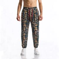 Pantalón en lino imprimé Tribal Boho para hombres, en algodón, décontracté, con cordón de serrage, para deportes al aire libre, curso à pied, sorpresa, été - details 8