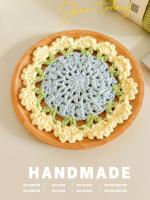 Kit de posavasos de ramo de rosas tejido a manodiyManteles individuales terminados - details 16