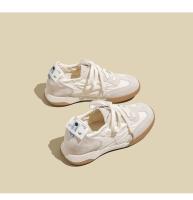 Aumento de altura interior 6 cm ballet zapatos de entrenamiento de las mujeres tamaño pequeño plataforma de cuero casual deportes Forrest Gump zapatos - details 18
