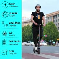 Scooter eléctrico Commute 2025 de 36V 350W 10.4Ah con neumático sólido de 8.5 pulgadas, freno de disco, 25km/h, aleación de aluminio, nueva marca, para adultos - details 1