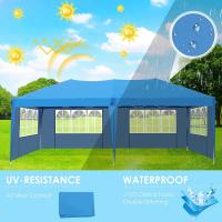 Gazebo con 4 lados Pop-Up, 3m X 6m, carpa de fiesta impermeable, uso para todo tipo de clima para jardín, exterior, comercial - details 2
