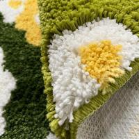 Alfombra de noche flocada de musgo de bosque, alfombras de baño antideslizantes ultrasuaves, alfombra de baño, alfombra de suelo de dormitorio para sala de estar, decoración del hogar - details 10