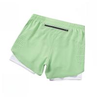 Pantalones cortos para correr para mujer, 2 en 1, 3 pulgadas, para gimnasio, paquete de 3 - details 5