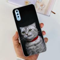 Funda trasera con patrón de gato para Vivo Y7s, carcasa de silicona transparente de TPU suave a la moda para niños, fundas para Vivo Y7s V1913A V1913T - details 33