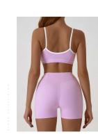 Sujetador deportivo de impacto para mujer, ropa interior push-up de alto soporte para gimnasio, Top corto sin mangas para Pilates y Yoga con almohadillas extraíbles - details 11
