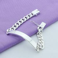 Andara-pulsera de plata de ley para hombre, brazalete lateral, regalos de joyería - details 3
