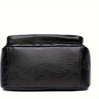 Bolso de cuero PU suave para mujer, mochila de viaje para mujer, dirección de la cabeza al azar - details 5
