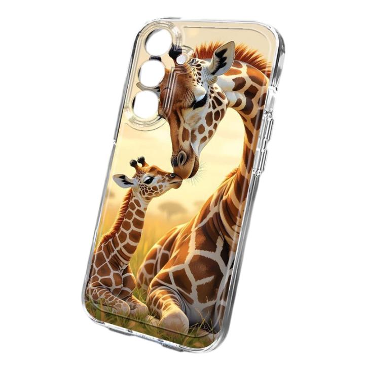 Funda para Teléfono: Funda Protectora de TPU con Diseño de Jirafa, Protección Total Anti-Caídas, Compatible con Samsung Galaxy A02, A03S, A04, A05S, A06, A13, A14, A15, A16 5G, A21S, A22, A23, A24, A25, A32, A34, A35, A50, A52, A53, A54, A55, A73, S21 Ult