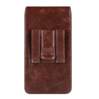 Funda con Clip para cinturón, soporte para teléfono móvil de cuero PU, bolsa multiusos para teléfono móvil, bolsa protectora Retro portátil para cintura, bolsa para cinturón - details 6