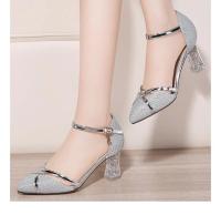 Sandalias Doradas para Mujer Tacones Altos para Fiesta, Sin Cordones, Sólidas, Sexis, Calidad, Boda, Fiesta, Club Nocturno - details 10