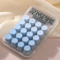Calculadora de Oficina de Aprendizaje, Mini calculadora portátil de 10 pantallas grandes, calculadora de teclas mecánicas - details 0