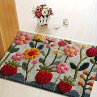Alfombra de Baño Antideslizante Alfombra de Cachemira de Imitación para el Hogar con Patrón 40*60cm - details 6