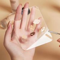 Paleta de maquillaje acrílico para uñas, espátula, base líquida, sombra de ojos, crema mezcladora, pigmentos, herramientas cosméticas de belleza manuales - details 0