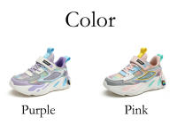Zapatos de marca para niños, zapatillas de deporte para niñas, zapatos deportivos transpirables para niños, zapatillas de tenis cómodas informales de color rosa a la moda para uso diario - details 6