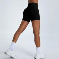 Pantalones de Yoga sin costuras para mujer, pantalones cortos deportivos para correr, transpirables, cintura alta, LICRA - details 14