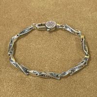 Pulsera pesada de plata, regalo del día del padre, cadena pesada de plata de ley para hombre, pulsera para hombre, cadena de plata para hombre, regalo de Navidad, regalos para él - details 0