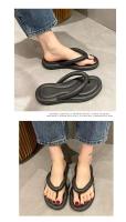 Chanclas planas Inspopulareva ultraligeras de verano para mujer, zapatos de playa dulces en colores caramelo, prendas de vestir enrolladas para niñas - details 7