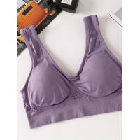 Sujetador deportivo con almohadillas incorporadas, transpirable, alta elasticidad, sin aros, perfecto para yoga, fitness, correr - details 17