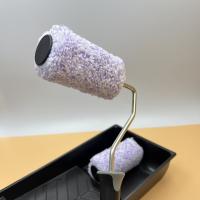 Juego de pintura con pincel de pared de 4 pulgadas con un mini rodillo y otras tres herramientas, perfecto para aplicaciones en áreas pequeñas. - details 4