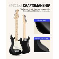 Kit de Guitarra Eléctrica Premium para Principiantes 30 Pulgadas, Estilo ST, Incluye Amplificador, Sintonizador, Capo, Bolsa, Cuerda, Cable (Rojo) - details 14