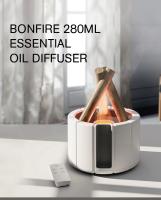 KINSCOTER Difusor de Aroma con Llama Simulada, Humidificador de Aire Ultrasónico con Lámpara LED de Aceite Esencial - details 1