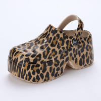 Sandalias de Playa de Verano para Mujer con Diseño de Oso Bonito y Perlas Bling Plataforma de 7CM Zapatos de Slide Ventilados para Exteriores - details 5