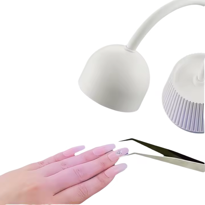 Secador de esmalte de secado rápido, lámpara de manicura de escritorio, luz LED UV, hine - 1