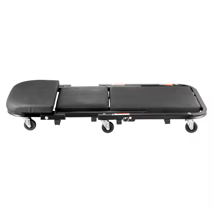 SucceBuy Z Garage Creeper plegable, 1016 mm, capacidad de 204,1 kg, taburete rodante de 40 pulgadas - 1