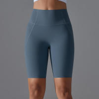 Pantalones cortos de gimnasio de secado rápido con bolsillos para entrenamiento y yoga - details 1