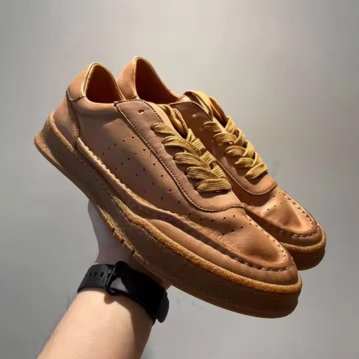 Nuevos zapatos planos deportivos de piel de vaca de alta gama para patinaje informal, actividades al aire libre, senderismo, etc. - 1