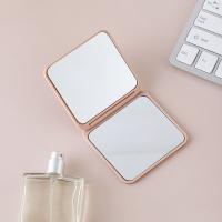 Mini espejo de mano de superficie lisa, espejo de maquillaje portátil cuadrado, espejo de bolsillo compacto de doble cara para mujer - details 12