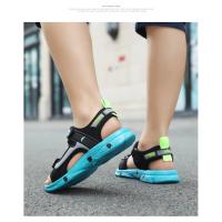 Sandalias deportivas transpirables de verano para niños, zapatos de playa para exteriores, cómodas sandalias de suela suave para niños, sandalias antideslizantes de moda - details 12