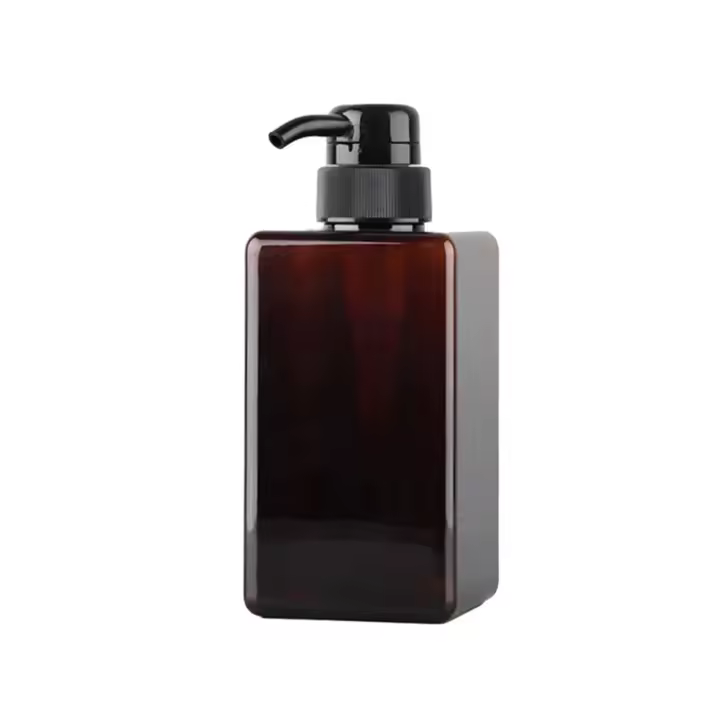 Botella con bomba manual, dispensador de jabón, botella de plástico PETG multiusos, suministros de baño VIES para el hogar y el hotel de 150 ml - 1