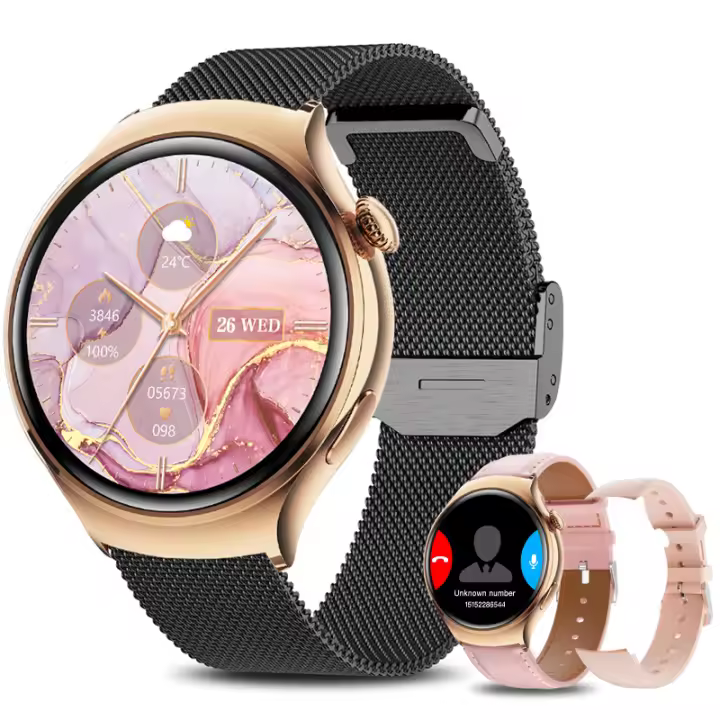 Reloj Inteligente 2024 para Mujeres Resistente a Agua Deporte Fitness Rastreador GPS Multifuncional Bluetooth Llamada - 1